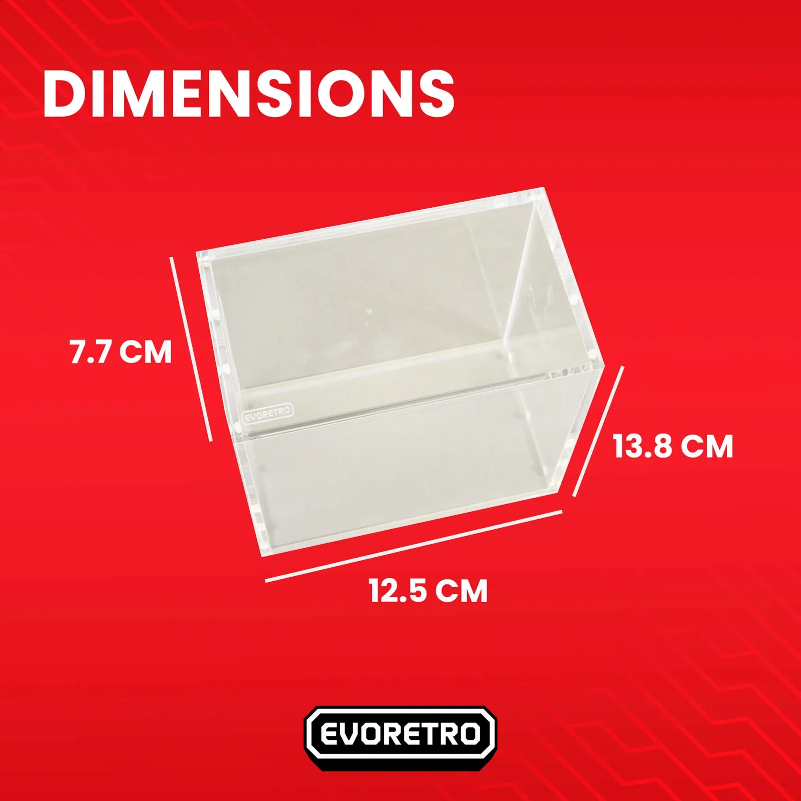 Protecteur Acrylique Transparent 5mm Avec Couvercle Magnétique - Evoretro - Pour Booster Box - Image 2