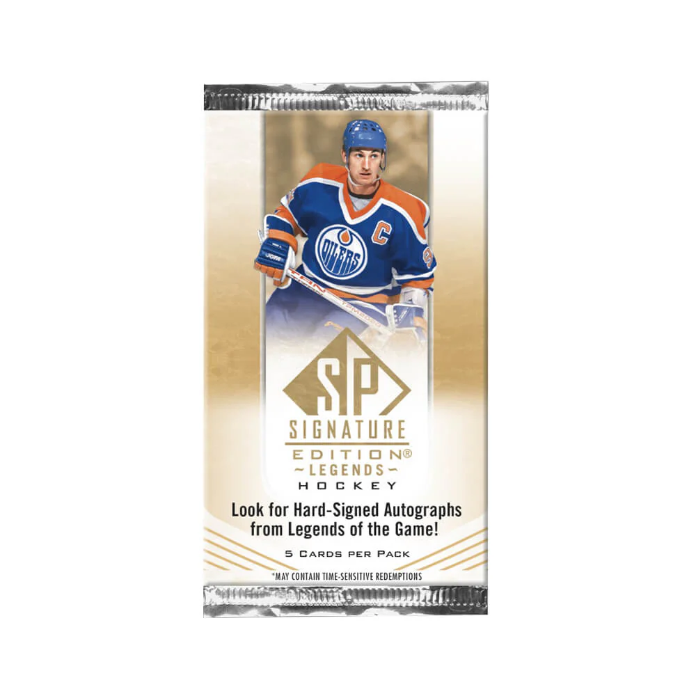 2020-21 SP Signature Edition Legends Hockey Hobby Box - Image 2