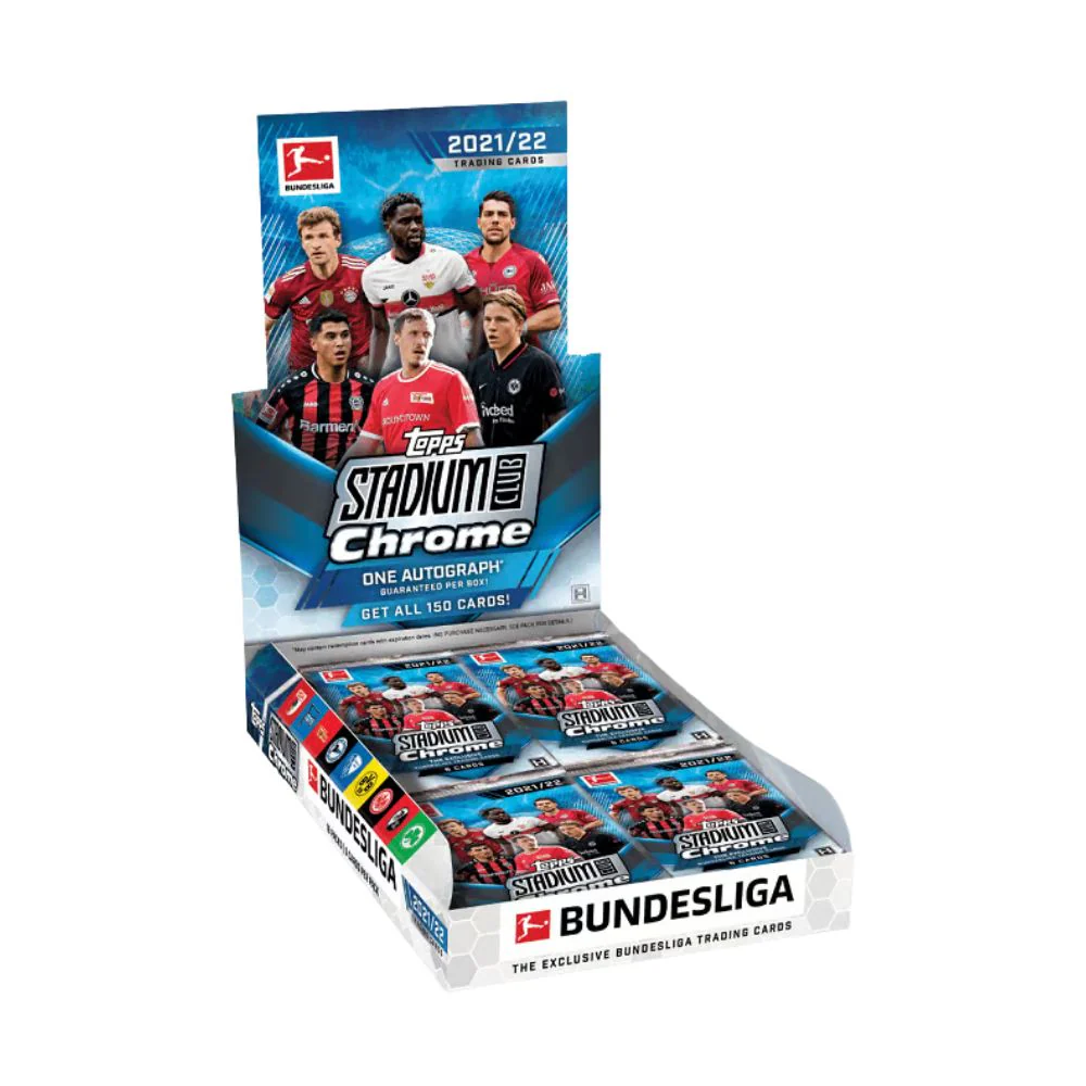 2021-22 Topps Stadium Club Chrome Bundesliga Soccer Hobby Box
