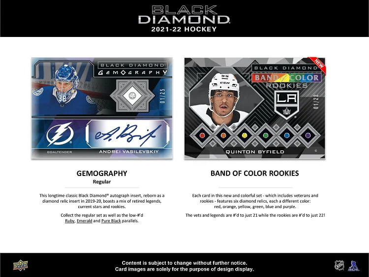 2021-22 Upper Deck Black Diamond Hockey Hobby Box - Image 5
