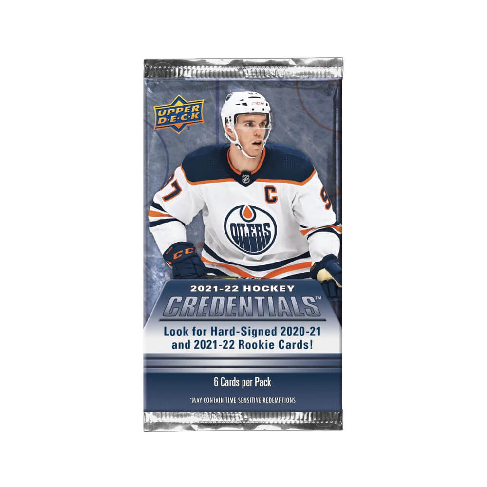 2021-22 Upper Deck Credentials Hockey Hobby Box - Image 2