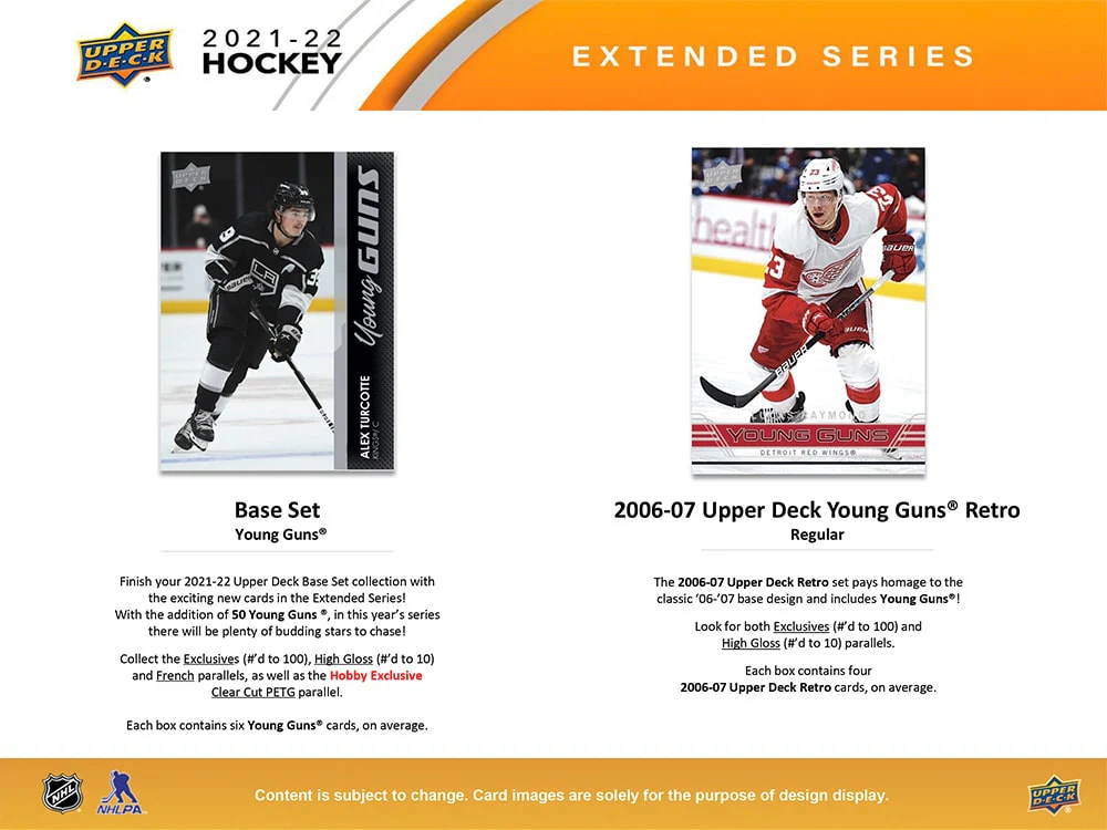 2021-22 Upper Deck Extended Series Hockey Hobby Box - Image 4