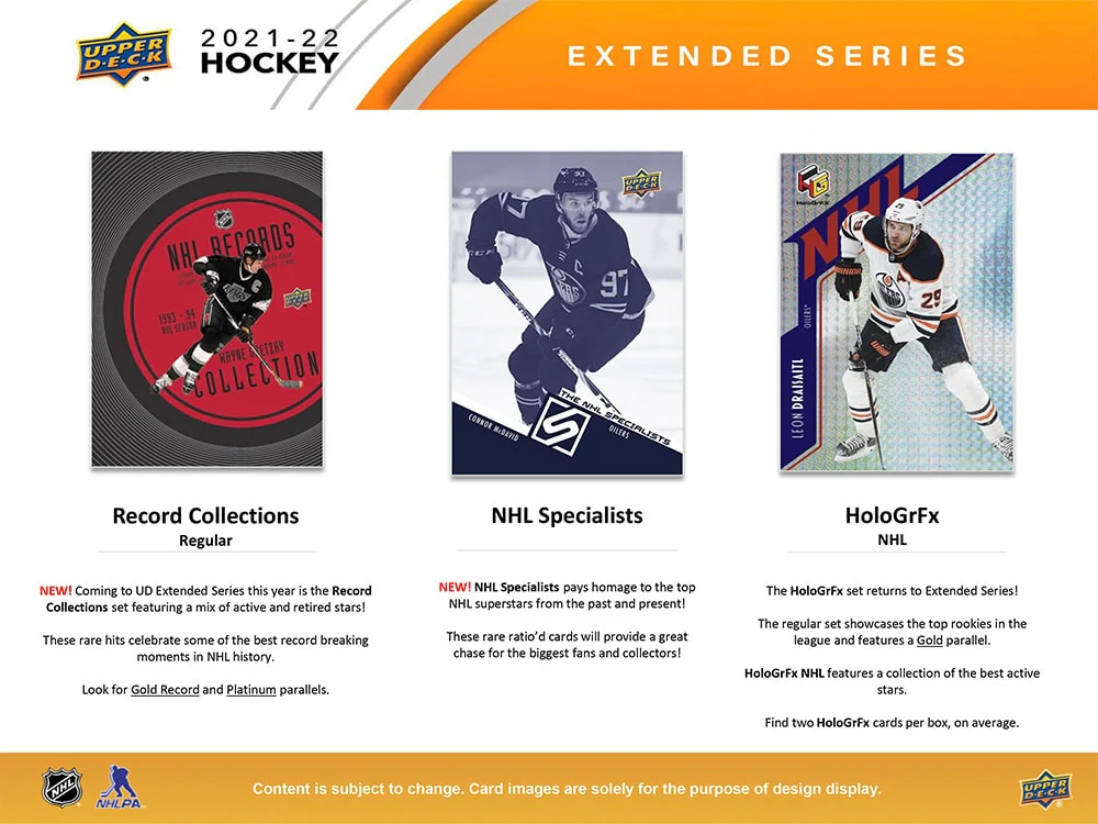 2021-22 Upper Deck Extended Series Hockey Hobby Box - Image 5