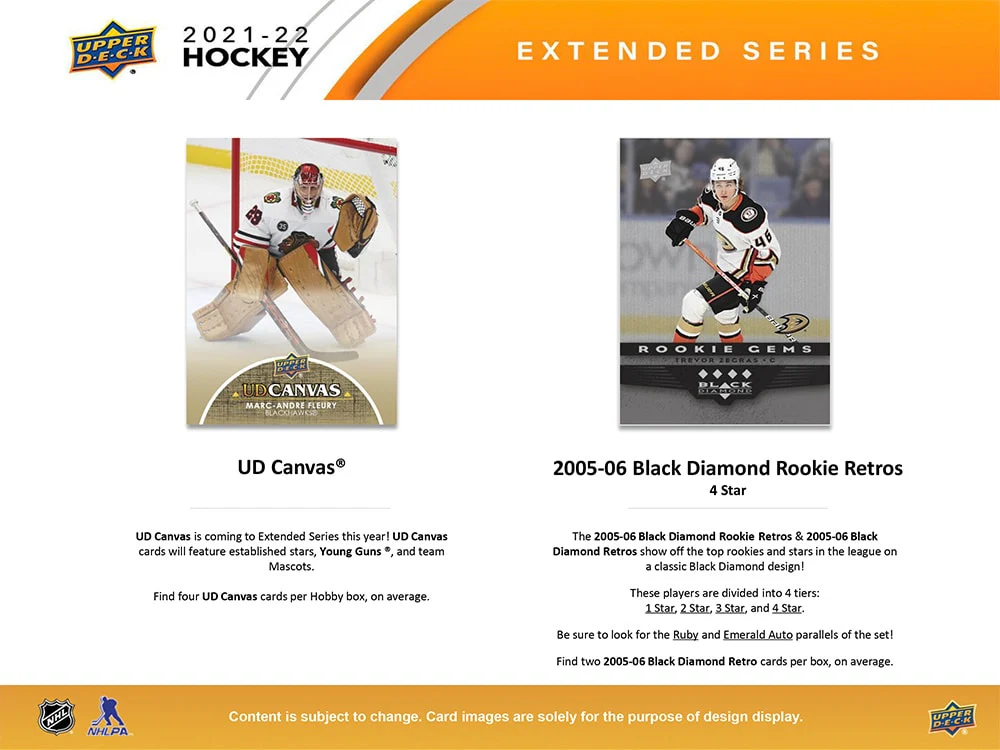2021-22 Upper Deck Extended Series Hockey Hobby Box - Image 6