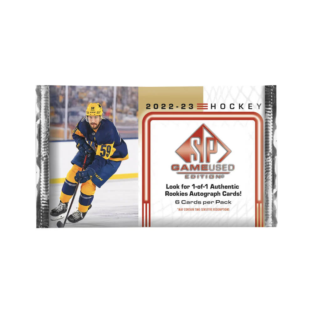 2022-23 Upper Deck SP Game Used Hockey Hobby Box - Image 2