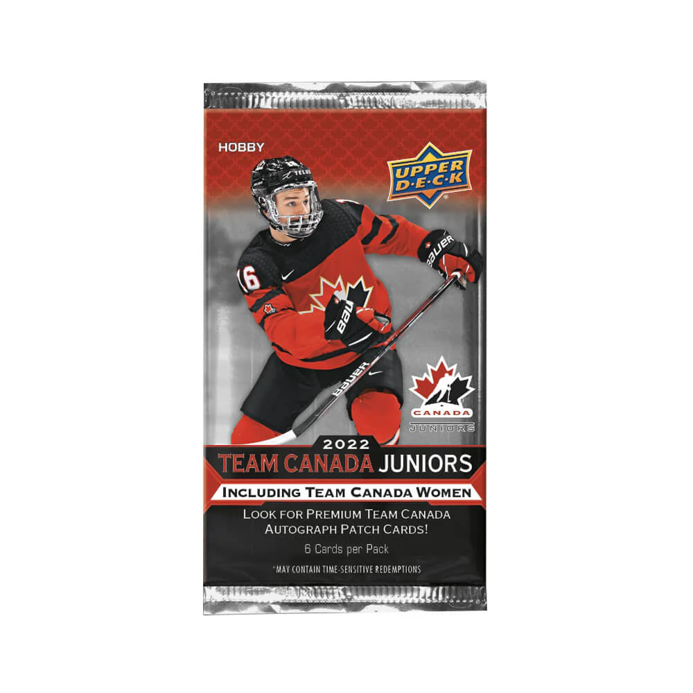2022 Upper Deck Team Canada Juniors Hockey Hobby Box - Image 2