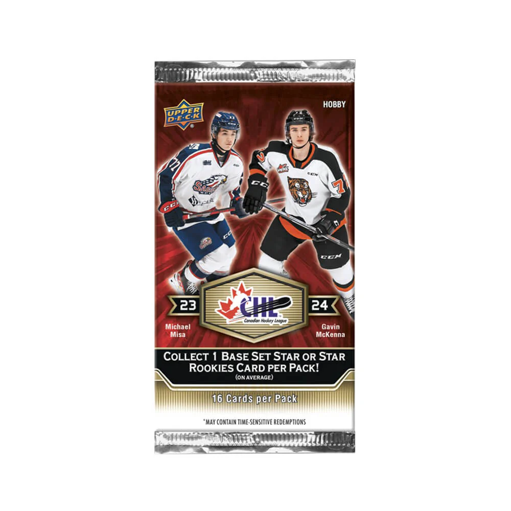 2023-24 Upper Deck CHL Hockey Hobby Box - Image 2