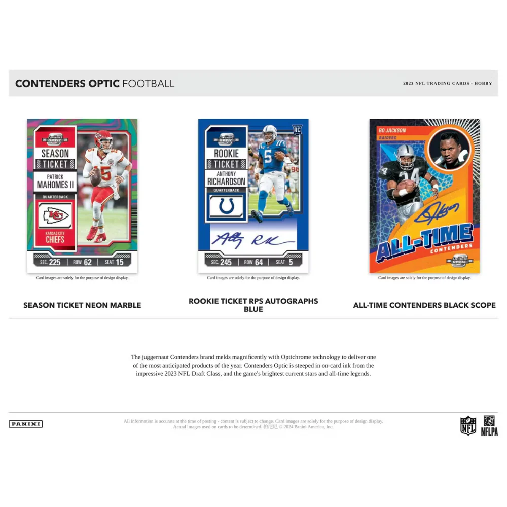 2023 Panini Contenders Optic Football Hobby Box - Image 3