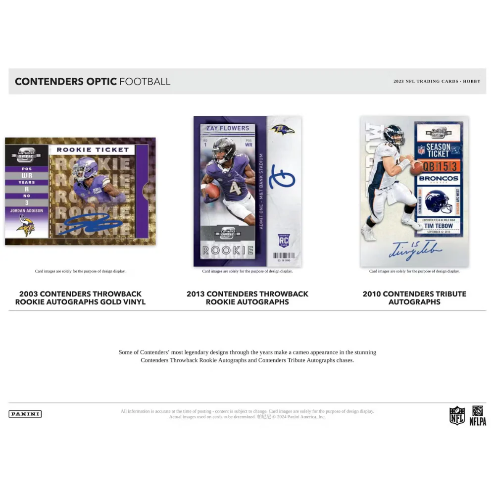 2023 Panini Contenders Optic Football Hobby Box - Image 5