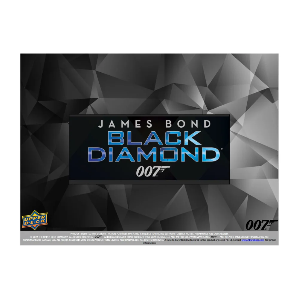 Upper Deck James Bond Black Diamond 007 Hobby Box - Image 3