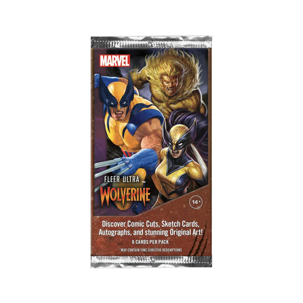2023 Upper Deck Marvel Fleer Ultra Wolverine Hobby Box - Image 2