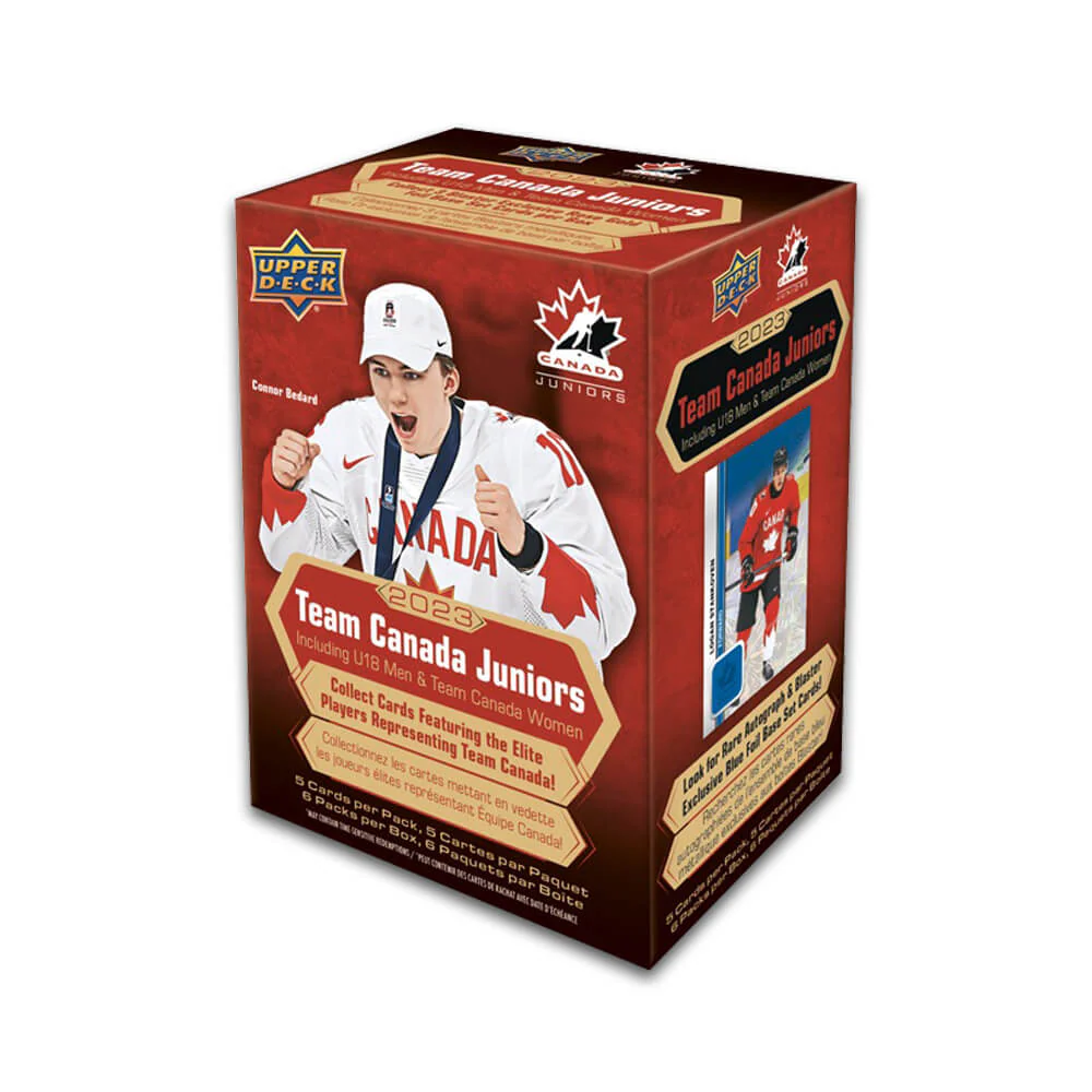 2023 Upper Deck Team Canada Junior Blaster Box