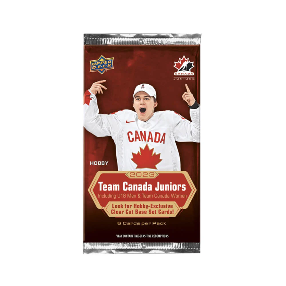 2023 Upper Deck Team Canada Juniors Hockey Hobby Box - Image 2