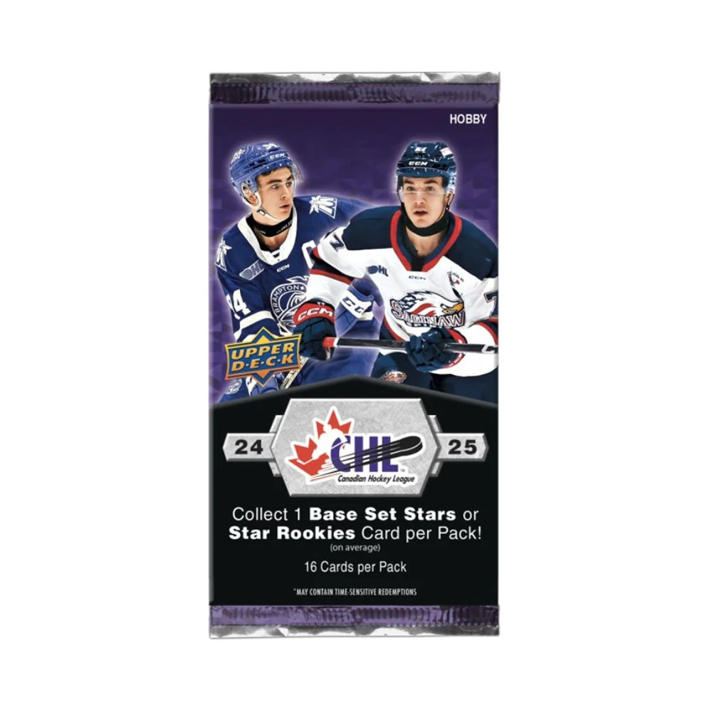 2024-25 Upper Deck CHL Hockey Hobby Box - Image 2