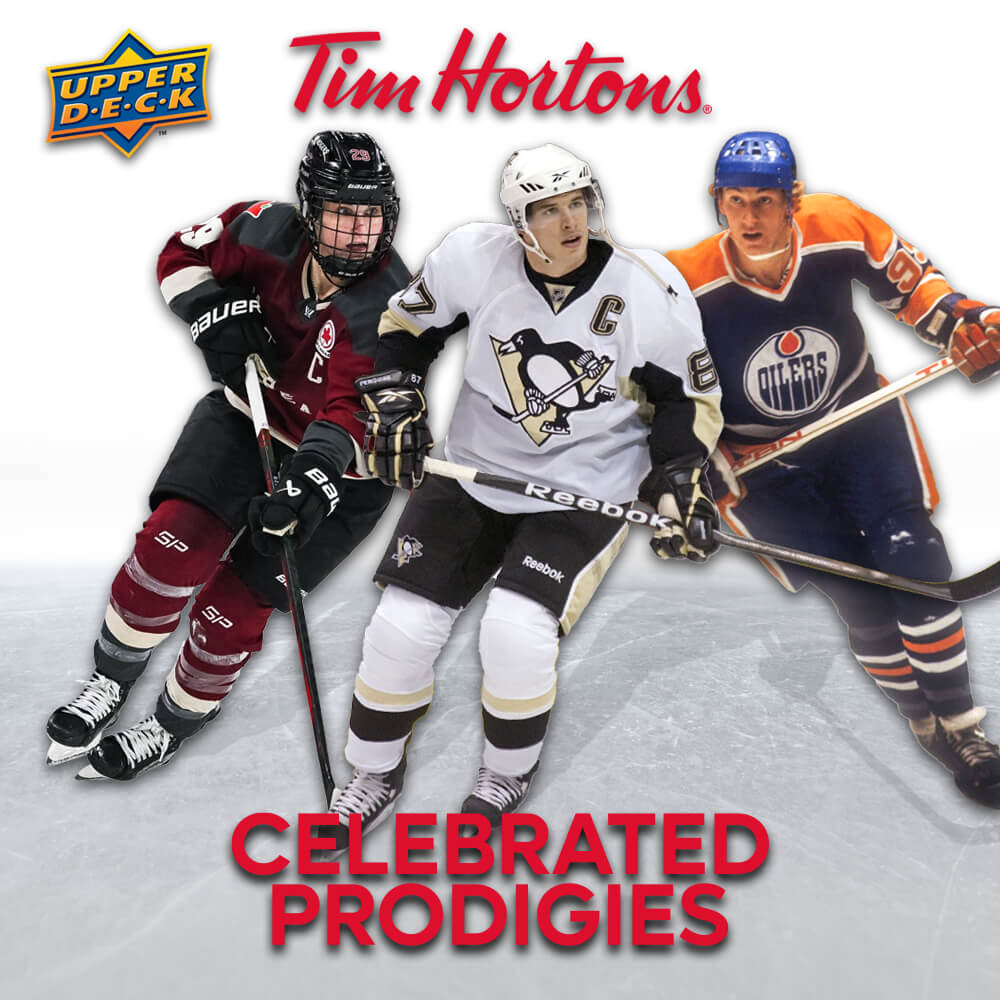 2024-25 Upper Deck Tim Hortons Rétrospective des recrues Celebrated Prodigies - Image 2