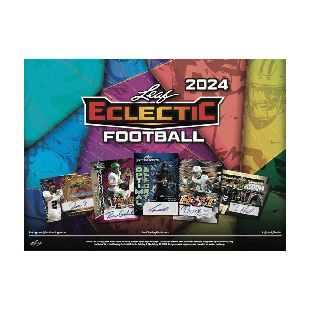 2024 Leaf Eclectic Football Hobby Box - Image 5