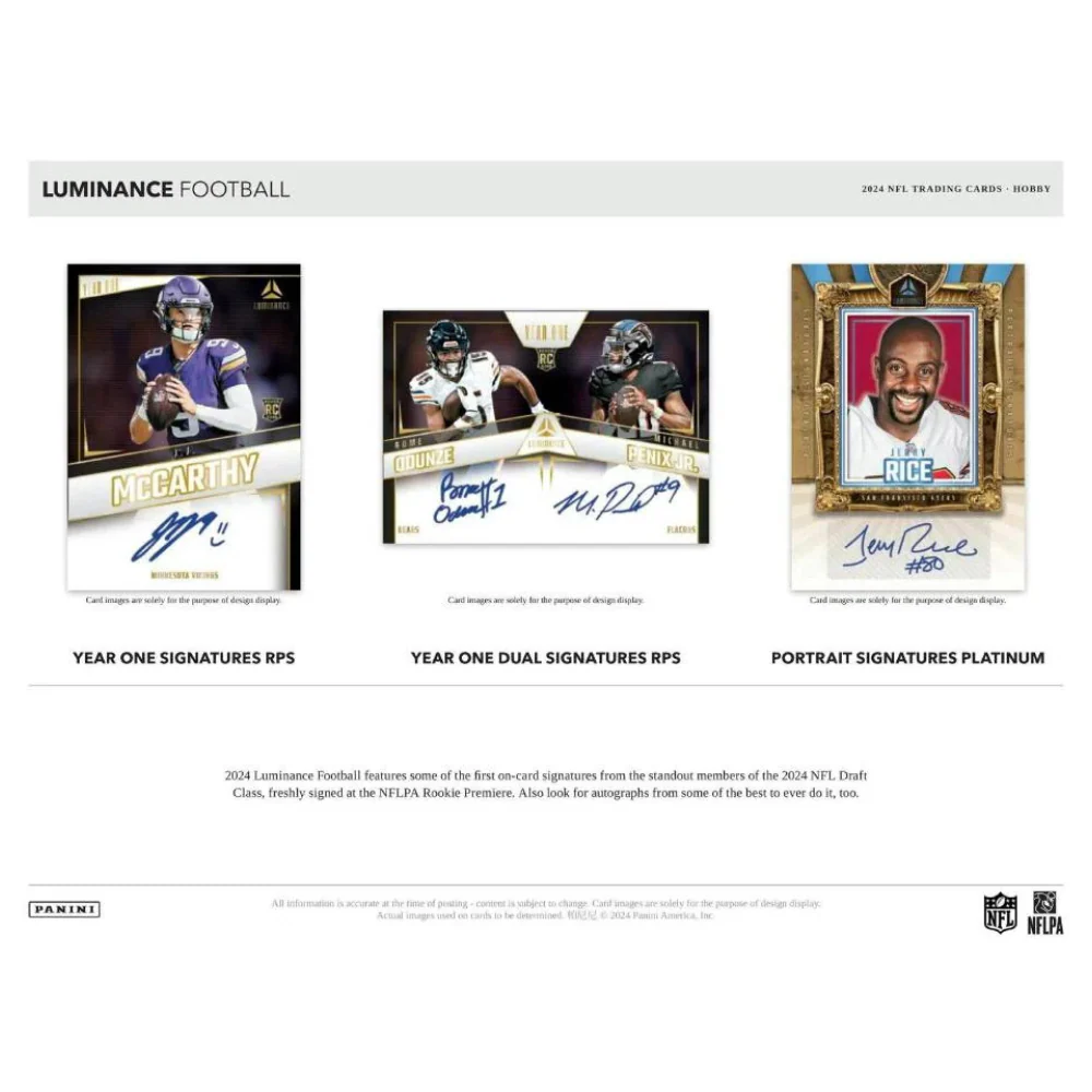 2024 Panini Luminance Football Hobby Box - Image 2