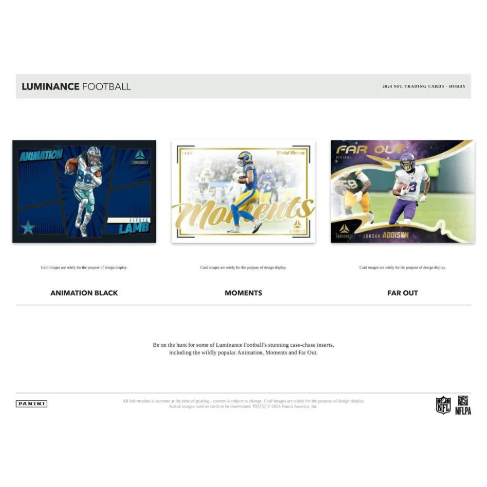 2024 Panini Luminance Football Hobby Box - Image 3