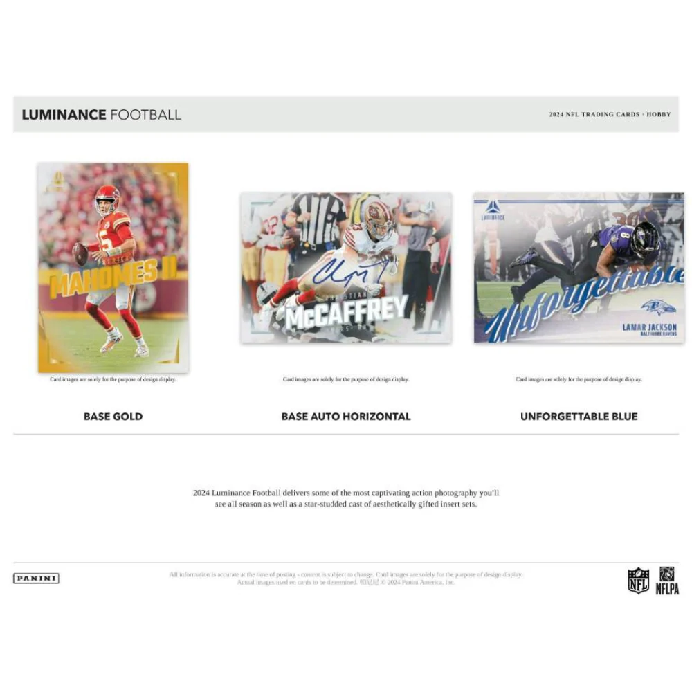 2024 Panini Luminance Football Hobby Box - Image 4