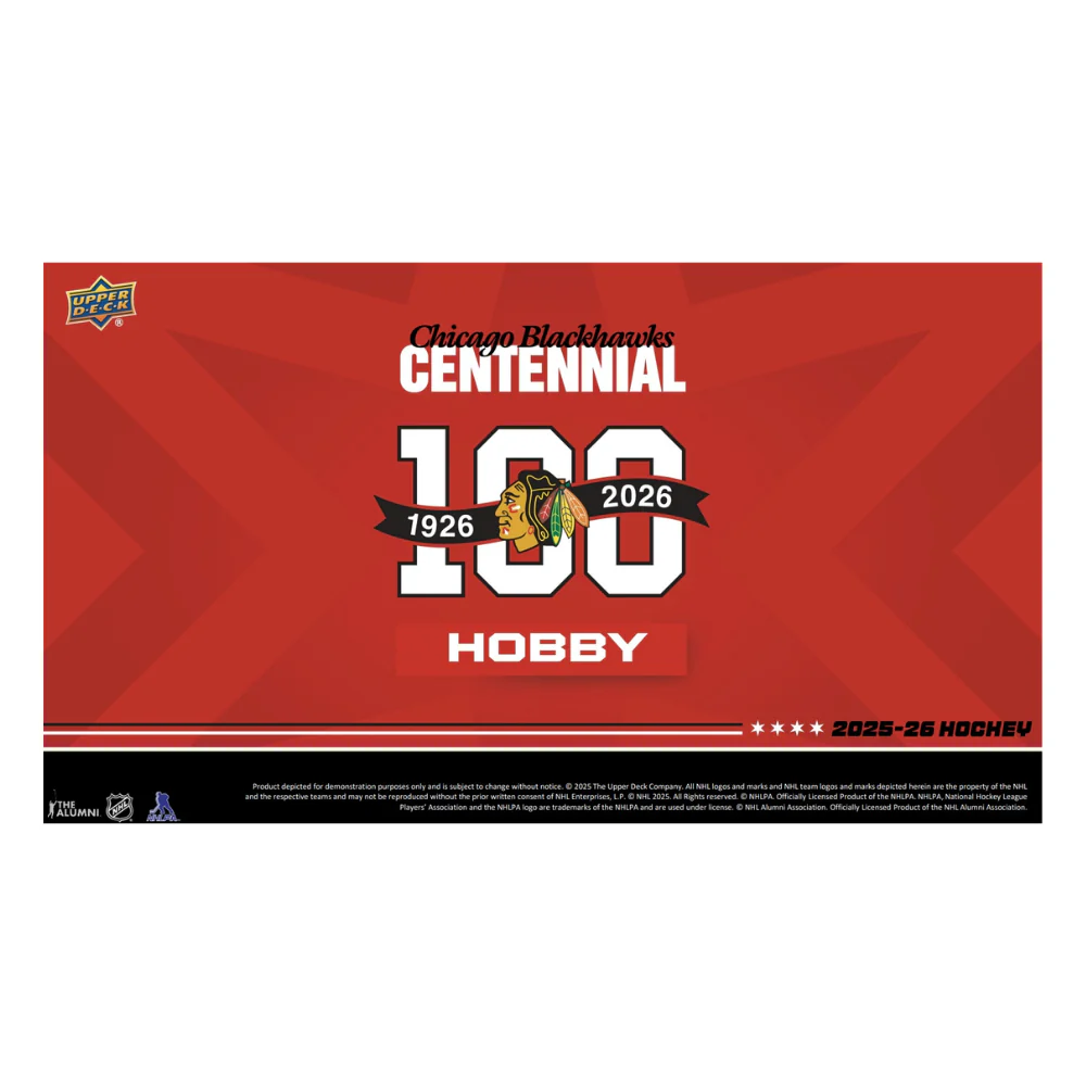 2025-26 Upper Deck Chicago Blackhawks Centennial Hobby Box - Image 2