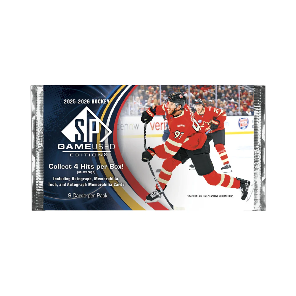 2025-26 Upper Deck SP Game Used Hobby Box - Image 2