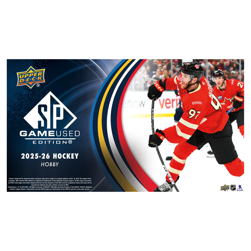 2025-26 Upper Deck SP Game Used Hobby Box - Image 7