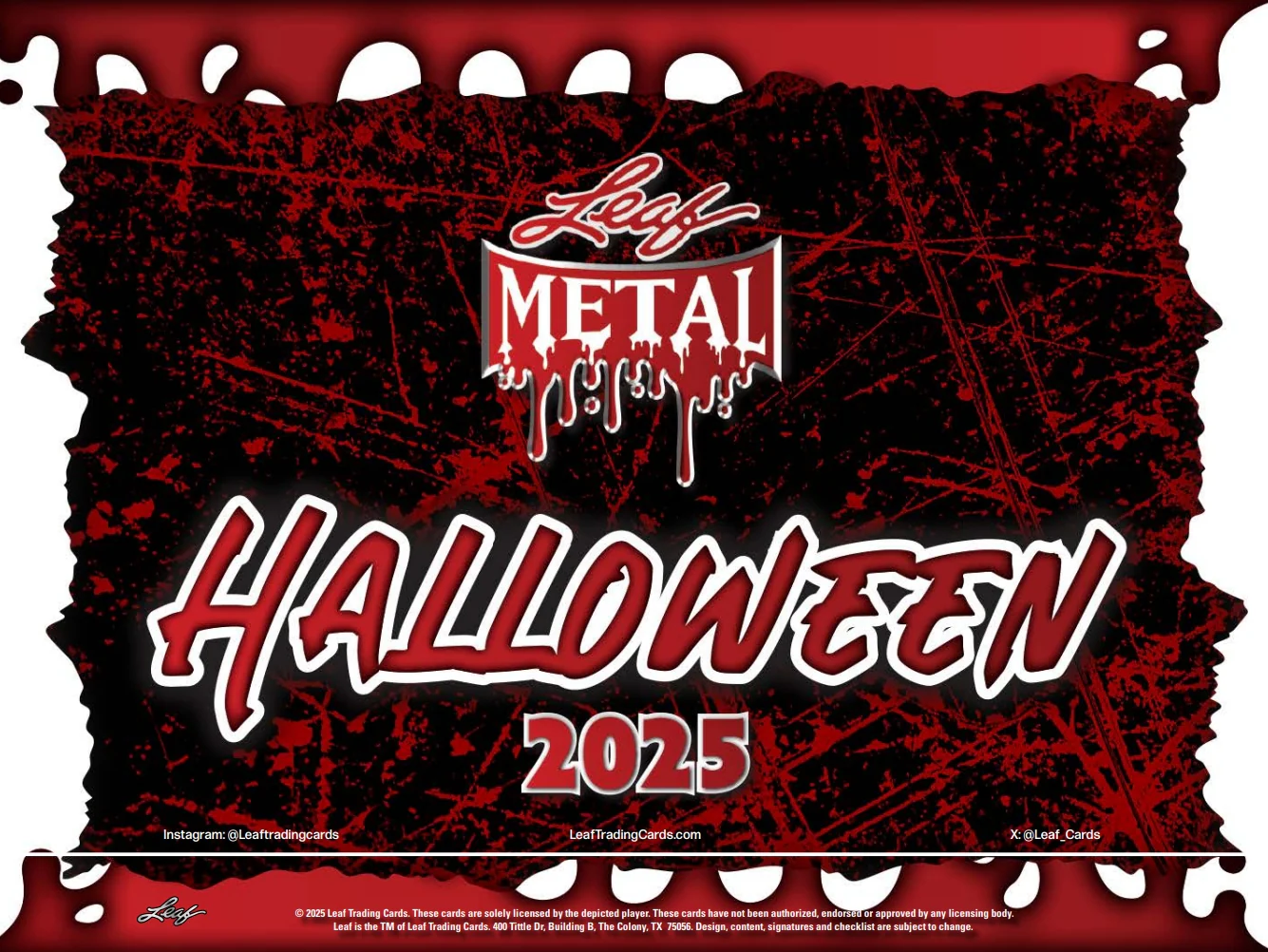 2025 Leaf Metal Halloween Hobby Box - Image 2
