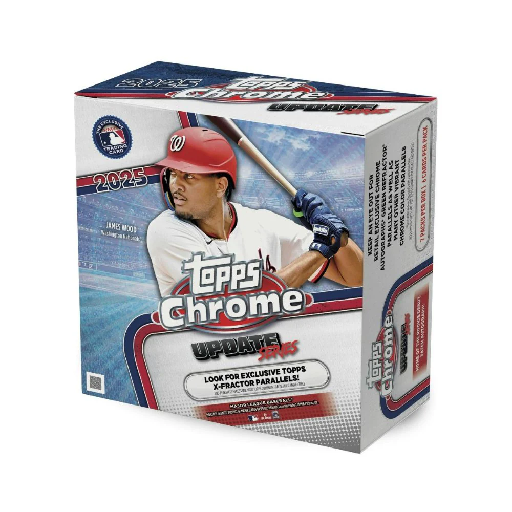 2025 Topps Chrome Baseball Update Mega Box