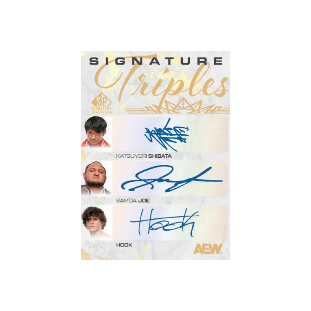 2025 Upper Deck AEW All Elite Wrestling SP Signature Edition Hobby Box - Image 4