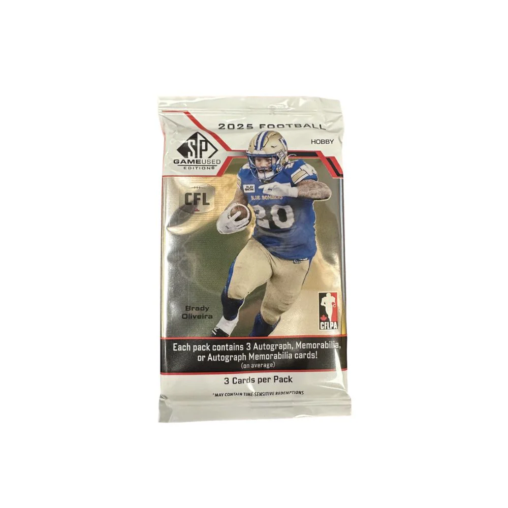 2025 Upper Deck SP Game Used CFL Football Hobby Box - Image 2