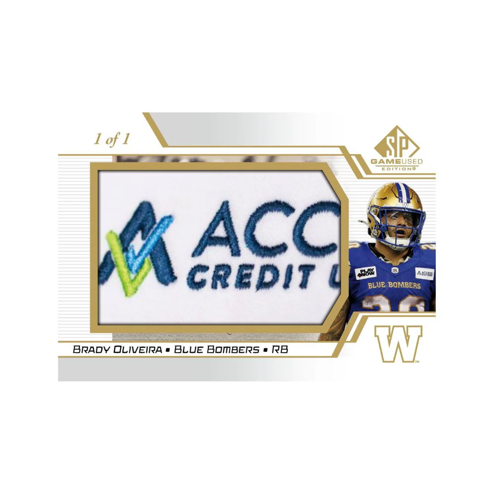 2025 Upper Deck SP Game Used CFL Football Hobby Box - Image 3