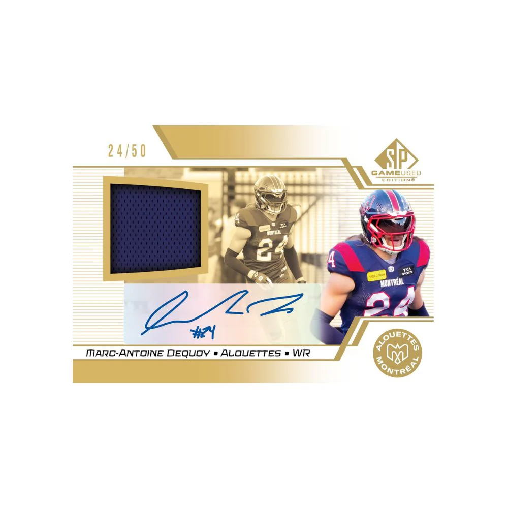 2025 Upper Deck SP Game Used CFL Football Hobby Box - Image 6