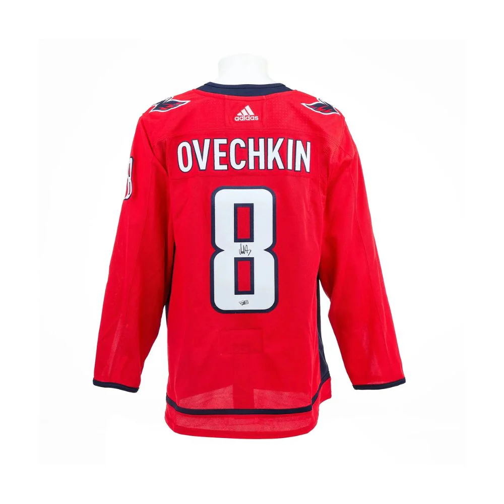 Chandail Officiel Autographié Adidas - Alex Ovechkin
