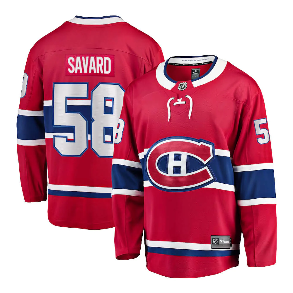 Chandail Officiel Autographié Fanatics - David Savard - Image 2