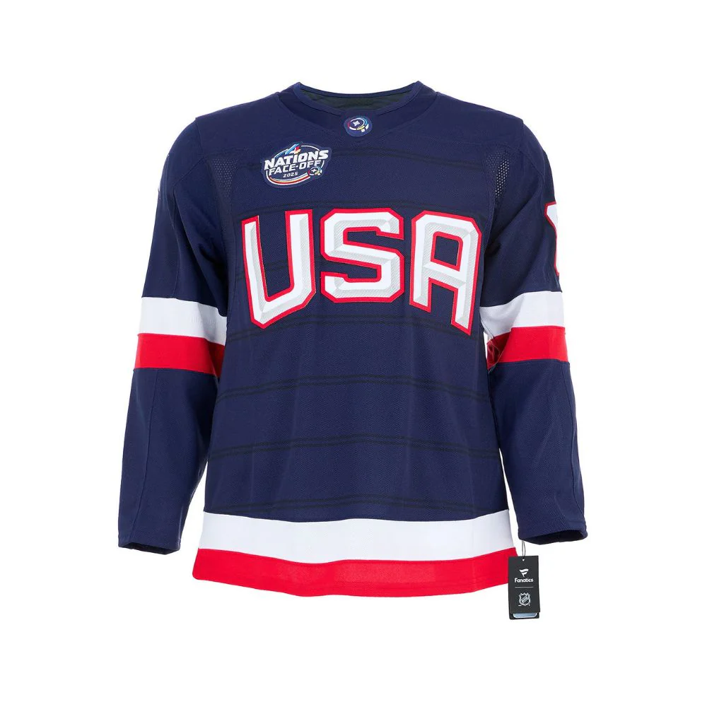 Chandail Officiel Autographié Fanatics Team USA - Jake Sanderson - Image 2