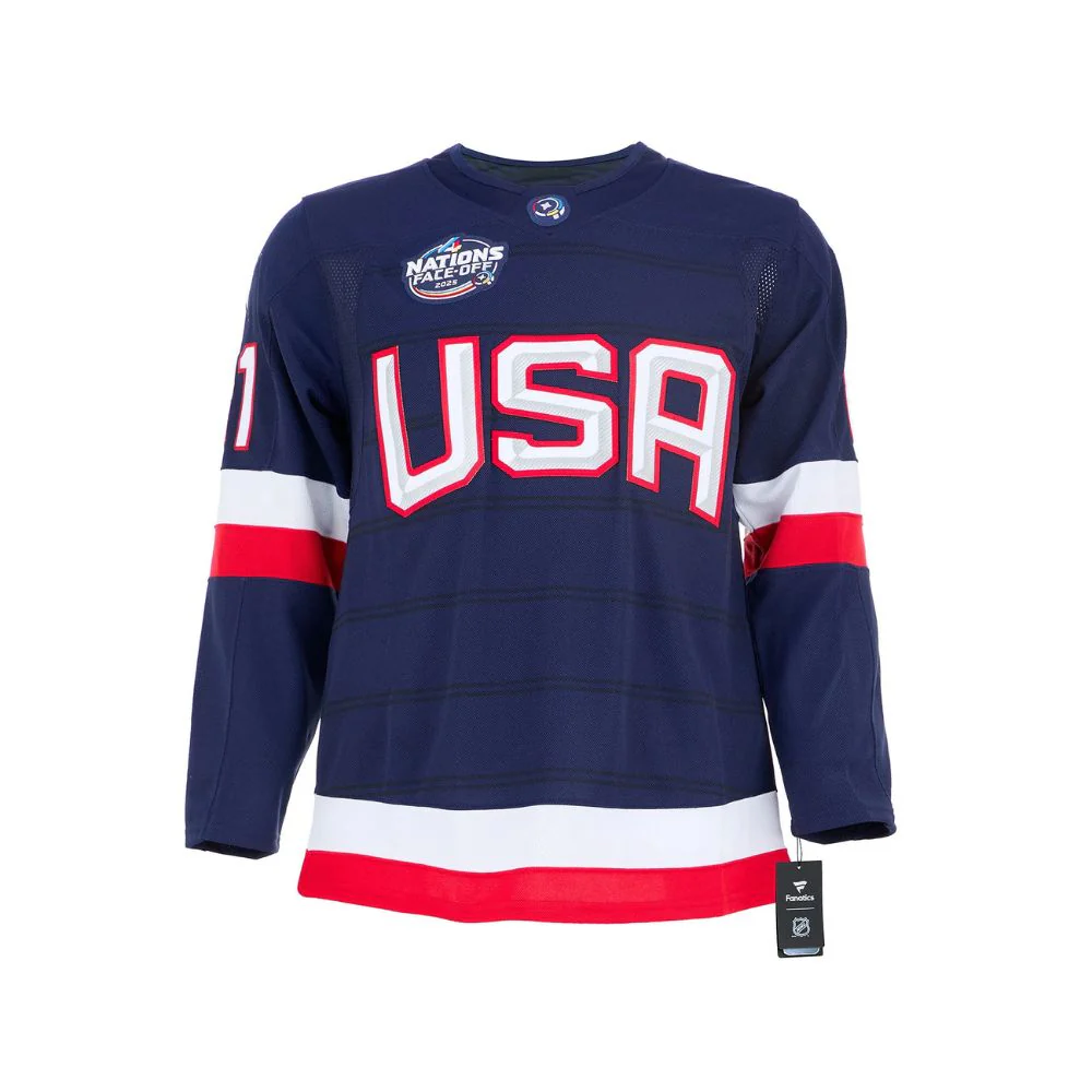Chandail Officiel Autographié Fanatics Team USA - Kyle Connor - Image 2