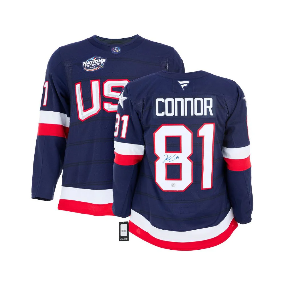Chandail Officiel Autographié Fanatics Team USA - Kyle Connor - Image 3