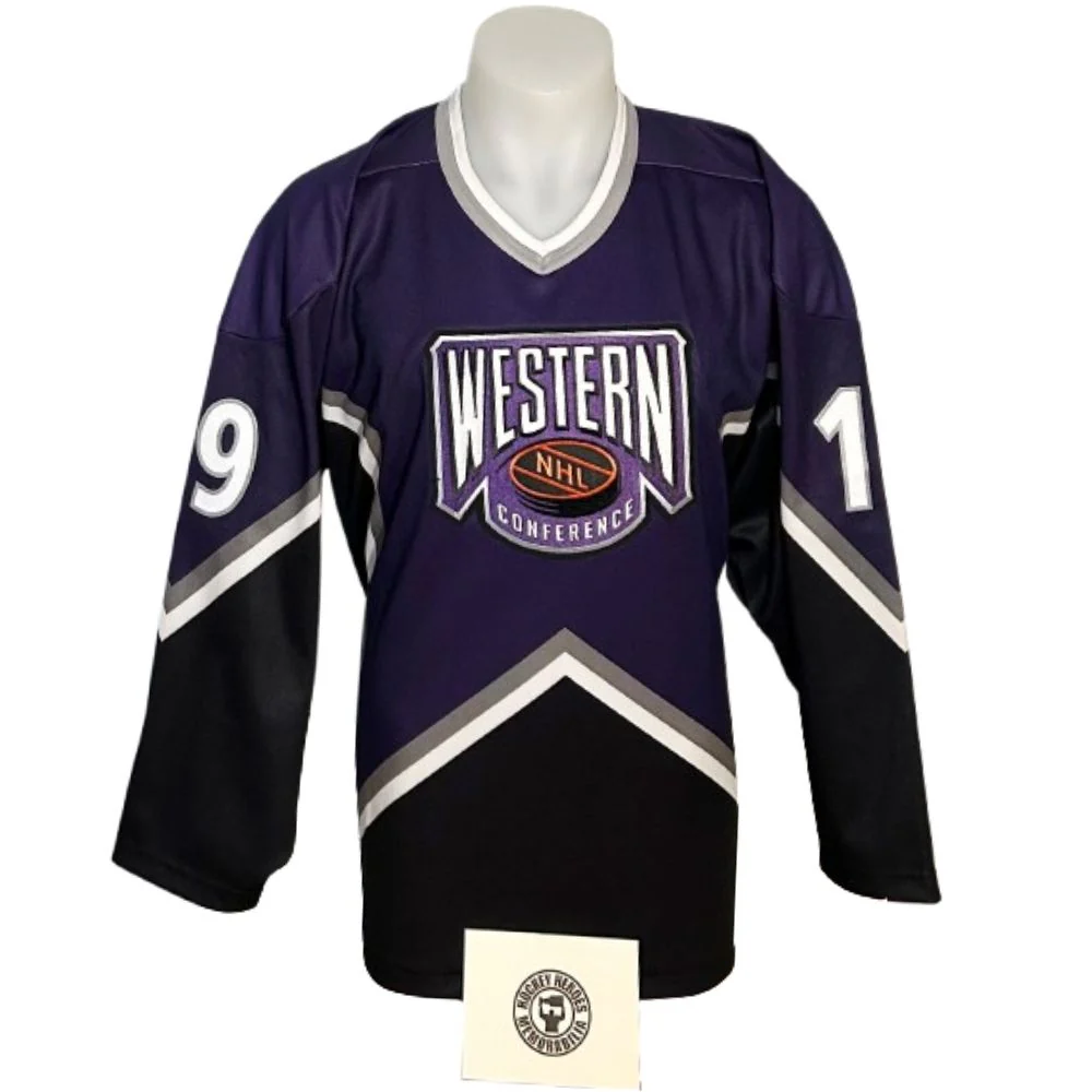 Chandail officiel CCM vintage signé - Steve Yzerman All-Star HH coa - Image 2