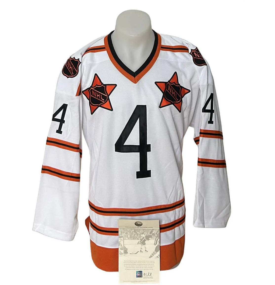 Chandail officiel signé - Bobby Orr blanc 1971-72 LE/44 GNR coa - Image 2