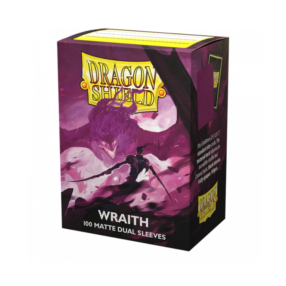 Dragon Shield - Dual Size Sleeves - Matte Wraith - 100ct