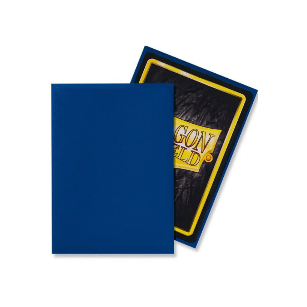 Dragon Shield - Standard Size Sleeves - Blue Matte - 100ct - Image 2