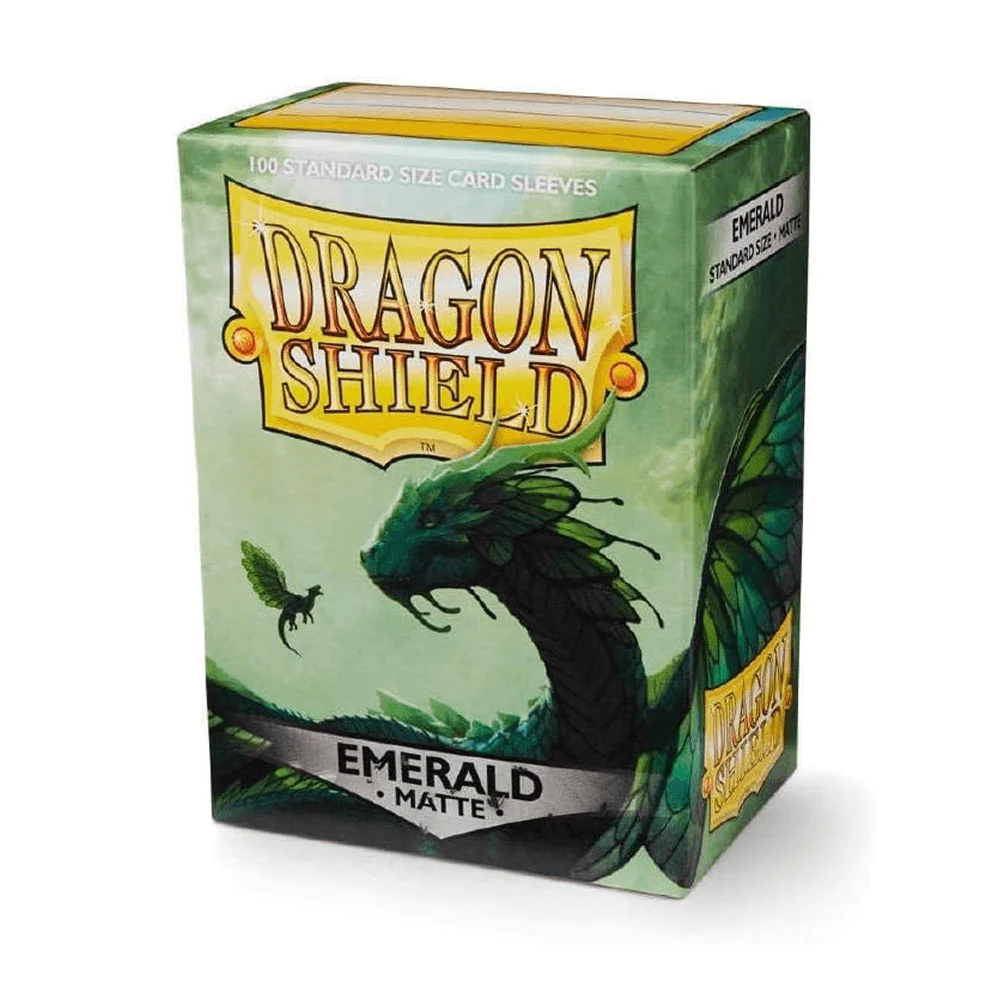 Dragon Shield - Standard Size Sleeves - Emerald Matte - 100ct