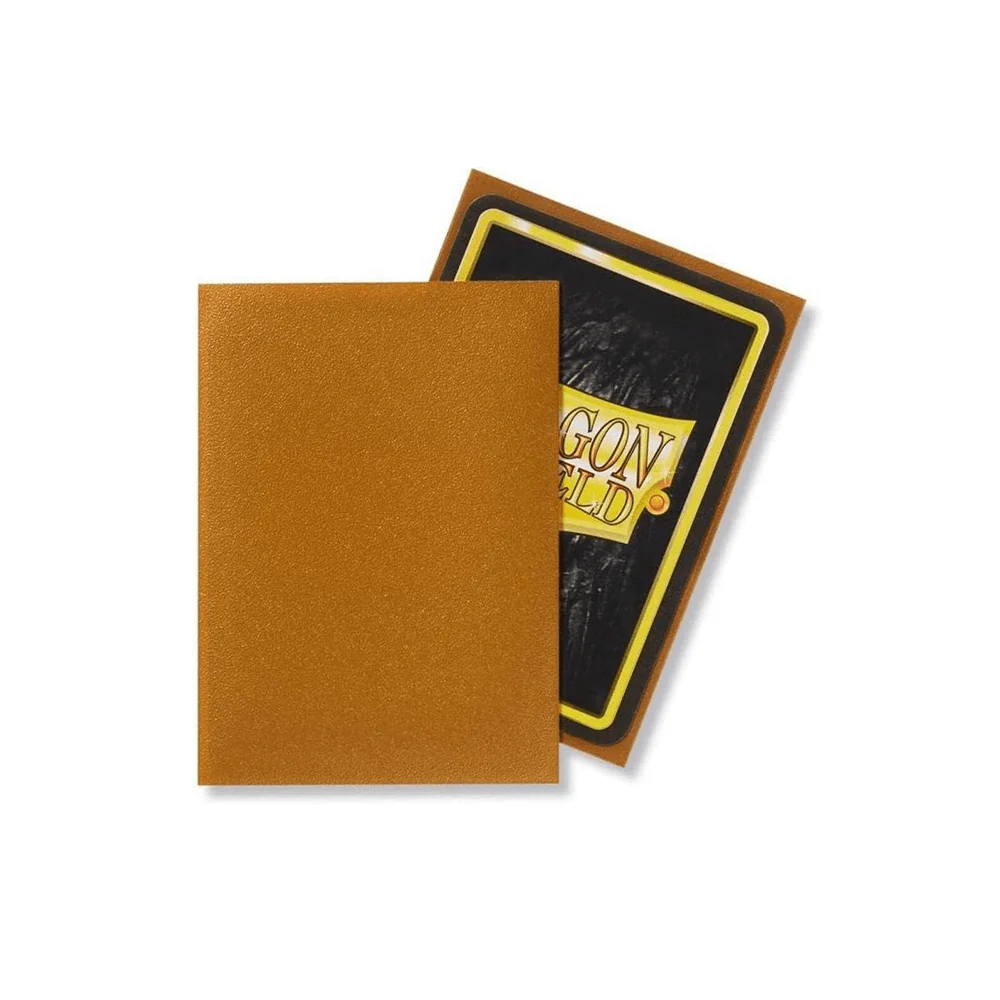 Dragon Shield - Standard Size Sleeves - Gold Matte - 100ct - Image 2