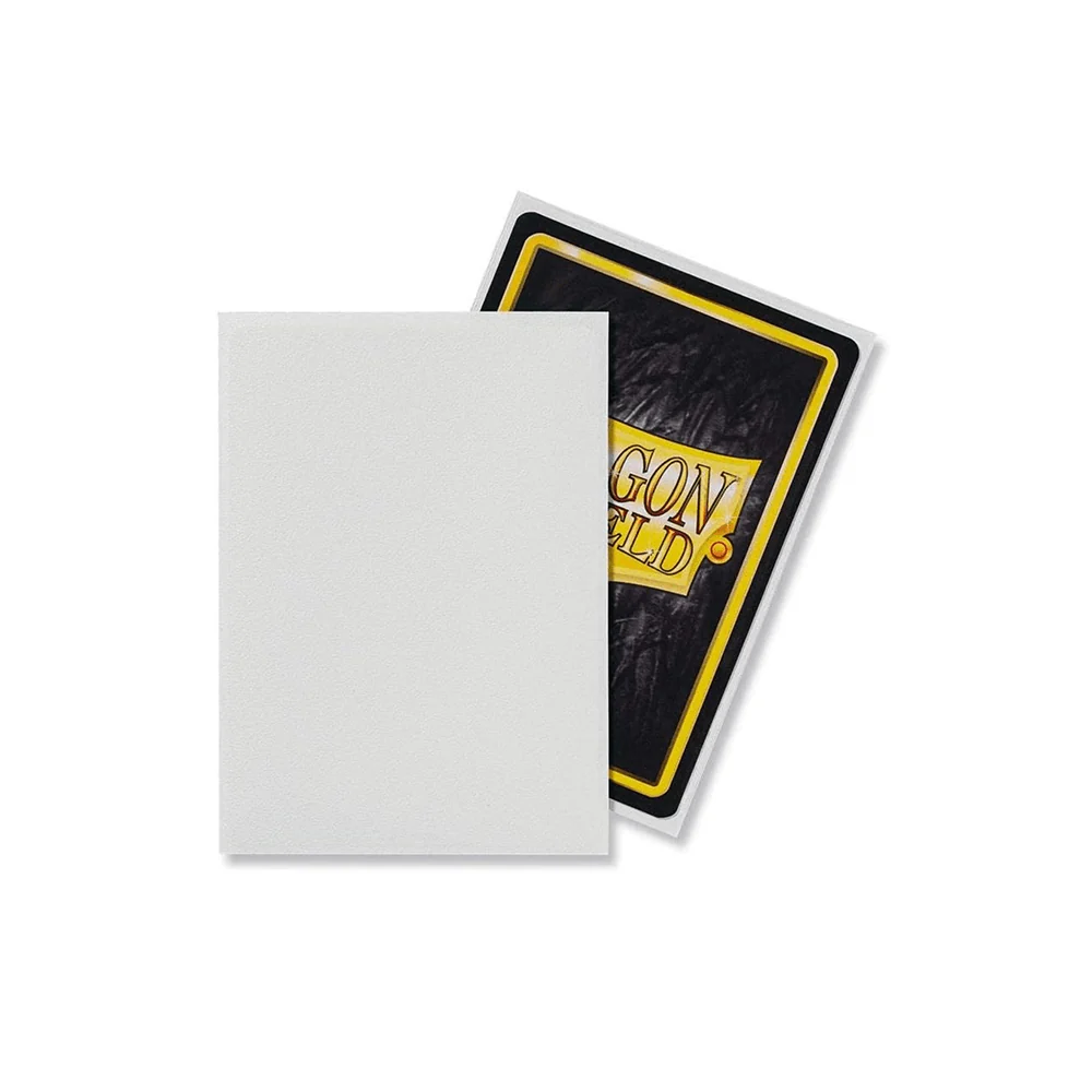 Dragon Shield - Standard Size Sleeves - White Matte - 100ct - Image 2