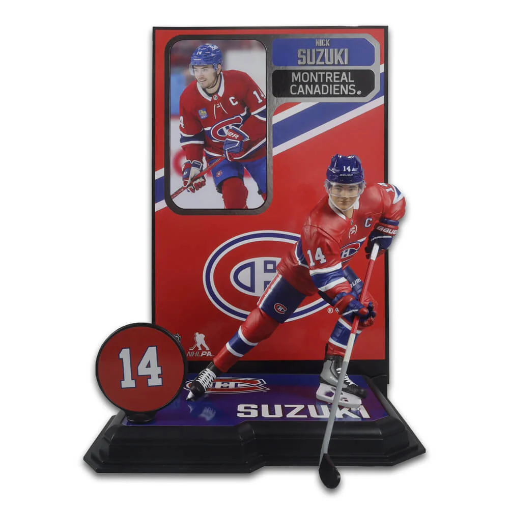 Figurine de 7 po de la LNH - Nick Suzuki (Montréal Canadiens)