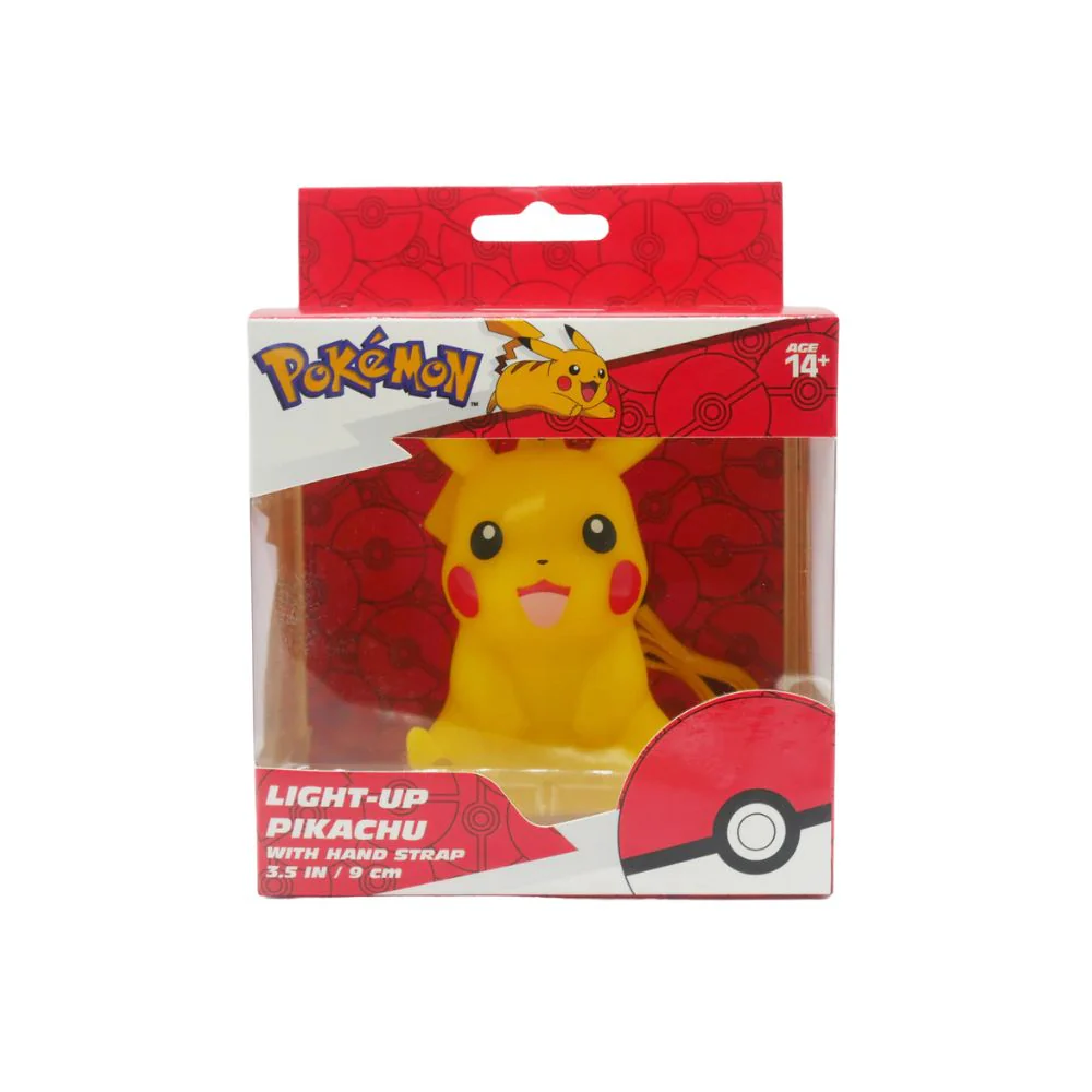 Pokémon Figurine Lumineuse Pikachu Assis Avec Dragonne - Image 2