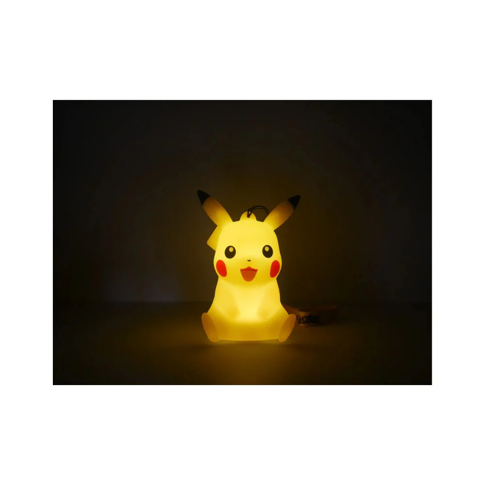 Pokémon Figurine Lumineuse Pikachu Assis Avec Dragonne - Image 4