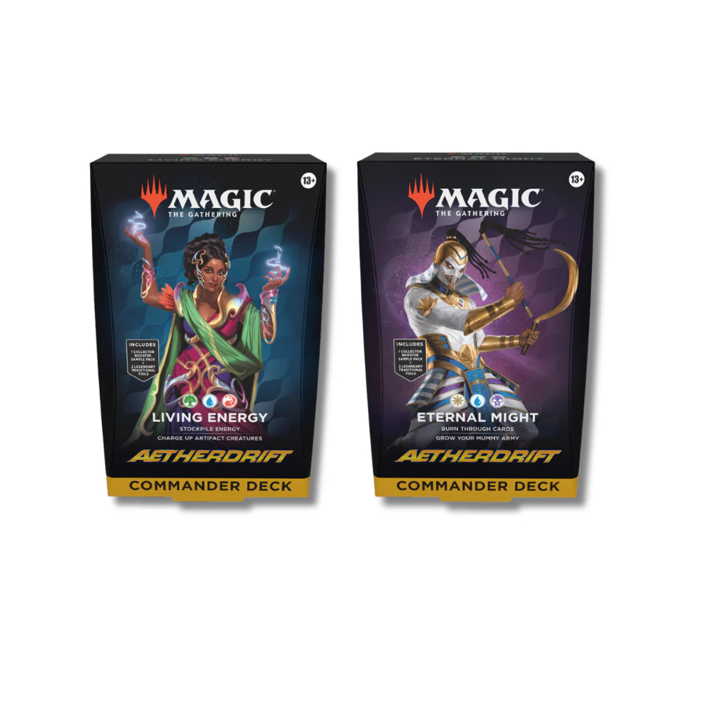 MTG - Aetherdrift - Commander Deck Anglais - Ensemble de 2 - Eternal Might & Living Energy