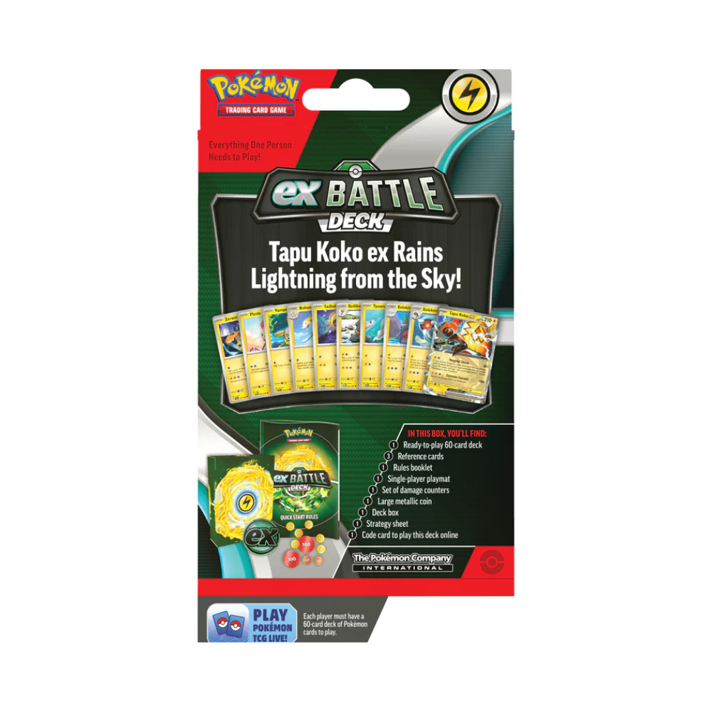 Pokémon Battle Decks - Tapu Koko Ex - Image 3