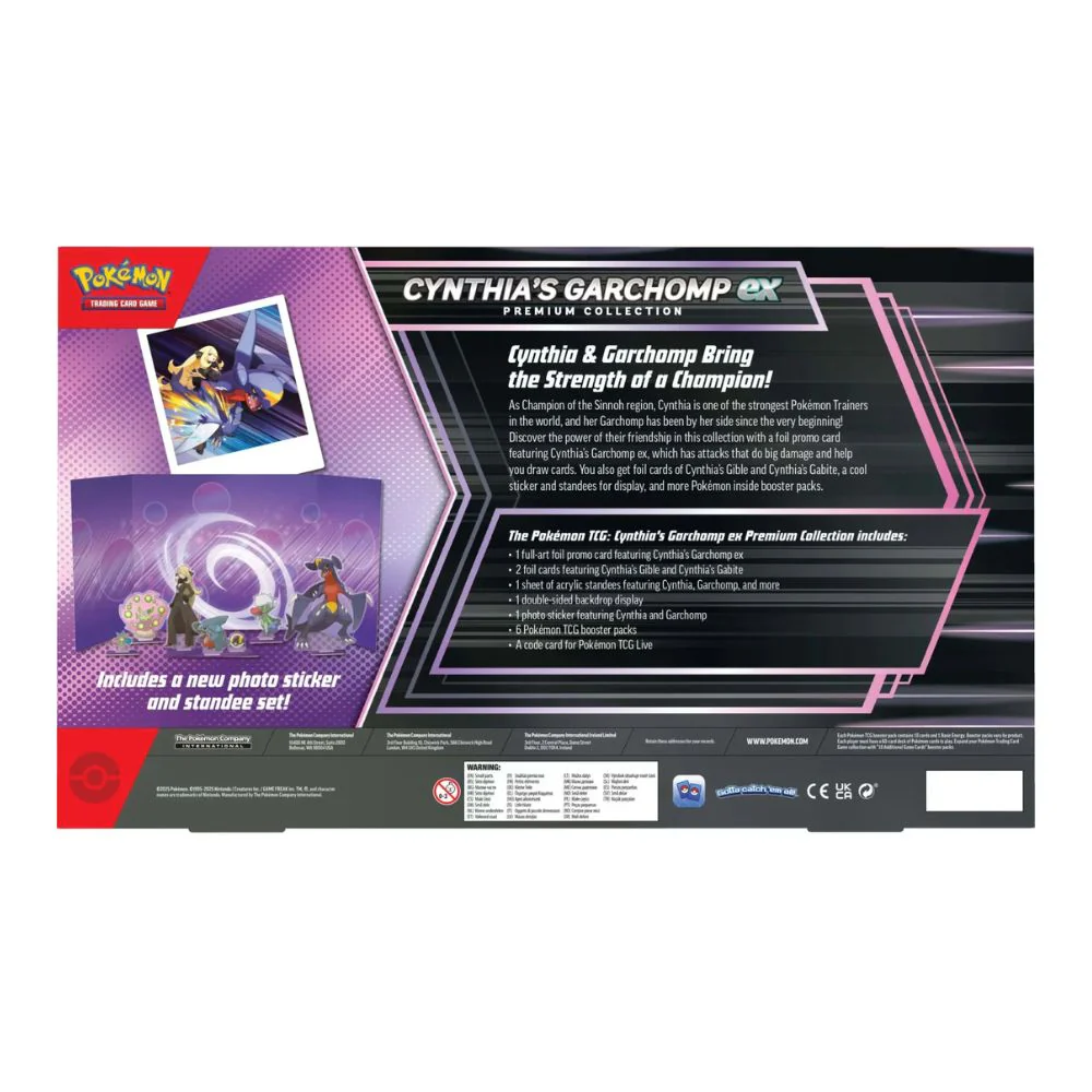 Pokémon Cynthia’s Garchomp Ex Premium Collection - Image 2